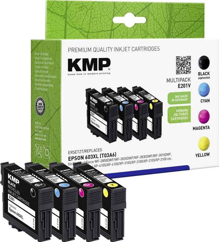 KMP - Inkt - 603XL 6 Multipack - BK, C, Y