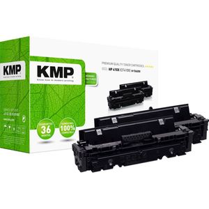 KMP Toner vervangt HP HP 410X (CF410X) Compatibel 2-pack Zwart 6500 bladzijden H-T242XD 2538,3021