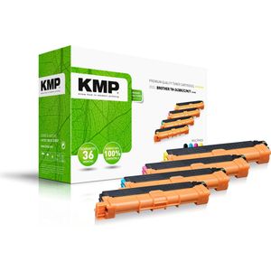 KMP B-T09M Toner Combipack vervangt Brother TN-243BK, TN-243C, TN-243M, TN-243Y, Mulitipack TN-243BKCMY Zwart, Cyaan, Magenta, Geel 1000 bladzijden Compatibel