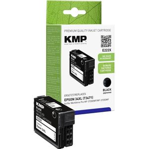 KMP Inktcartridge vervangt Brother 34XL, T3471 Compatibel Zwart E222X 1637,4001