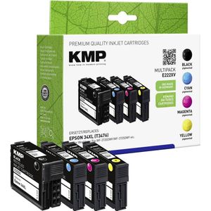 KMP Inktcartridge vervangt Epson 34XL, T3476, T3471, T3472, T3473, T3474 Compatibel Combipack Zwart, cyaan, magenta, geel E222XV 1637,4005