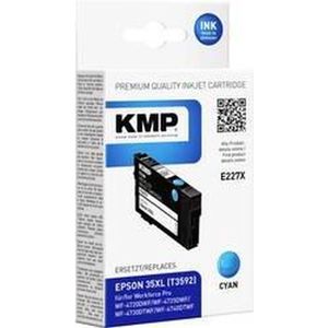KMP, Inkt, E227X - Compatibel - Cyaan - Epson - Per stuk - Workforce Pro WF-4720 DWF Wo (C)