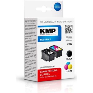 KMP Inktcartridge vervangt Canon PG-545XL, CL-546XL Compatibel Combipack Zwart, Cyaan, Magenta, Geel C97V 1562,4005