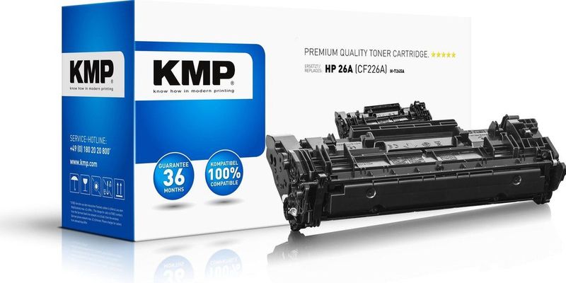 KMP H-T245A Toner vervangt HP 26A, CF226A Zwart 4000 bladzijden Compatibel Tonercassette