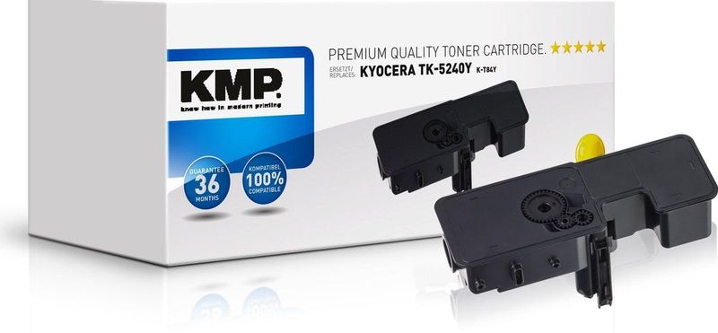 KMP Toner 2912,0009 K-T84Y wie Kyocera TK5240Y gelb