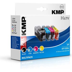 KMP PrintTechnik AG H67V Multipak BK/C/M/Y compatibel met HP Nr. 920 XL