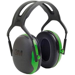 3M Peltor X1 gehoorkap met hoofdband, groen, 27dB, EN 352-1