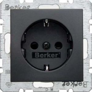 Berker Schuko-contactdoos Anth/mat 47231606 B.1, B.3, B.7, S.1 bus 4011334224198