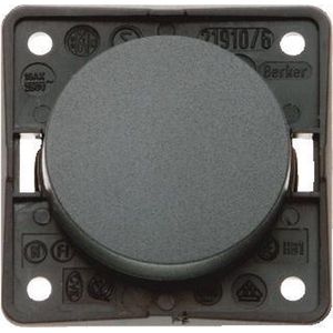 Hager iNTEGRO - schakelaar 16AX 250V zwart