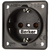 Hager Berker Integro Wandstopcontact (WCD schakelmateriaal) - 941852505 - E2FJJ