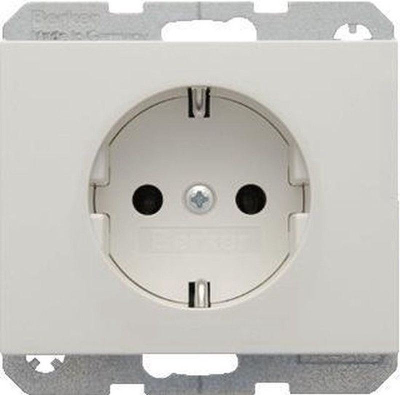 Berker 47157009 Steckdose SCHUKO K.1 polarweiß