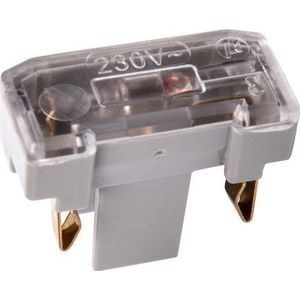 Hager 1675 Neon lamp met terminal-n 230 V 1 mA grijs