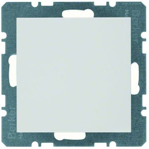 Hager Berker - Blindplaat - Glanzend Wit - Veilig Afdekken