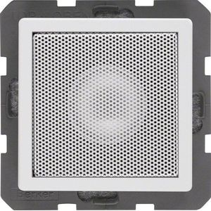 Berker Luidspreker Q.1 28826089 poolwit fluweel (1 stuk, 3 W), HiFi + Home Cinema luidsprekers, Wit