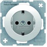 Hager Berker R.1/R.3 Gniazdo enkel Schuko 16A 250V wit 47432089