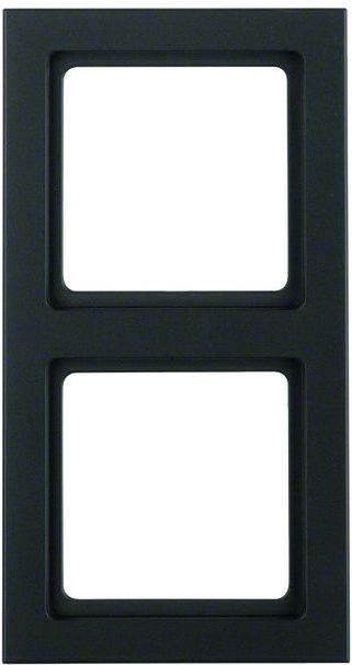 Hager Berker - Q.3 - Afdekraam - Antraciet - Thermoplastic