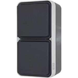 Berker 47703525 Steckd. SCHUKO 2f. senkr. AP
