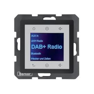 BERKER Radio Touch UP DAB+ Q.x antraciet fluweel 29846086