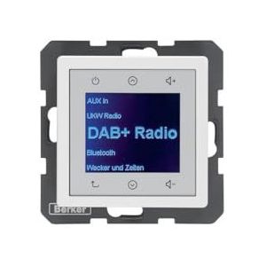 Berker BERK Radio Aanraking (DAB+), Radio, Wit