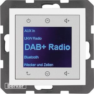 Berker Radio Touch UP DAB+ S,1B,x pwg (DAB+, FM), Radio, Wit