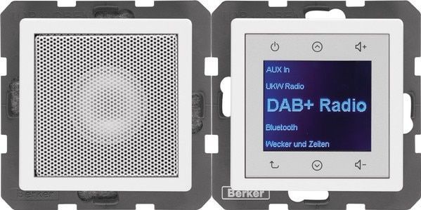 Berker - 30806089 - Radio - Wit - DAB+ FM Bluetooth