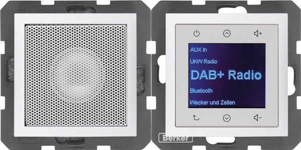 Berker - Radio - Wit - DAB+ - Bluetooth