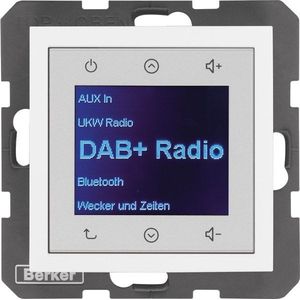 Berker - BERK Radio - Wit - DAB+ VHF Bluetooth