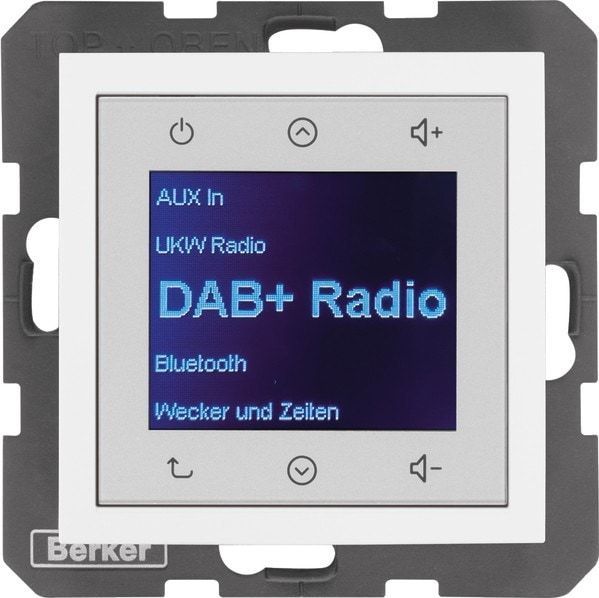 Berker - BERK Radio - Wit - DAB+ VHF Bluetooth