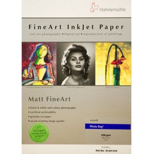 Hahnemuhle - Photo Rag - 308g - A4 - Box 25 Vel