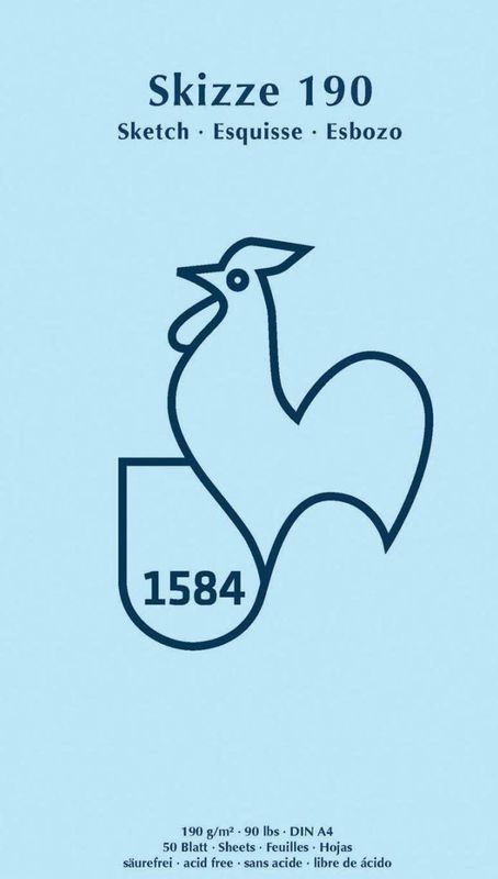 HAHNEMÜHLE Skizzenblock DIN A4, 50 Blatt