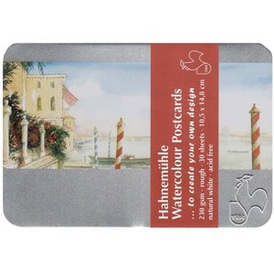 Hahnemuhle Watercolour postcards in blik