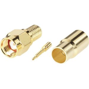 BKL Electronic 0409090 0409090 SMA-connector Stekker, recht 50 Ω 1 stuk(s)