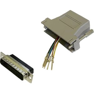 10121133 Adapter D-SUB-Stecker 25pol. - RJ45-Buchse 1 St. Single - Bkl Electronic