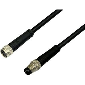 BKL Electronic 2700004 Sensor/actuator aansluitkabel M8 Aantal polen: 4 Koppeling, recht 5 m 1 stuk(s)
