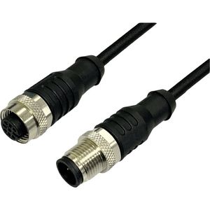 BKL Electronic 2702006 sensor-/actuator-aansluitkabel M12 koppeling, recht 2 m aantal polen: 4,5 1 st.