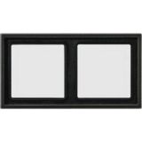 Jung - AL2982AN - Afdekraam - Antraciet - 2-voudig