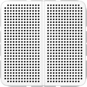 JUNG Luidsprekermodule alpinws ca.2.5W 4Ohm LSM CD 4 WW (1 stuk), Ingebouwde luidsprekers, Wit
