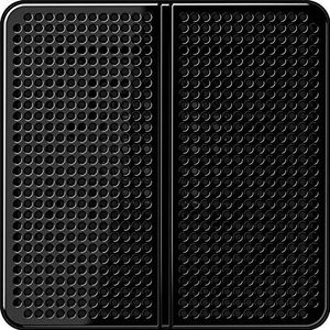 JUNG JG LSMCD4SW Luidsprekermodule CD500 (1 stuk), Ingebouwde luidsprekers, Zwart