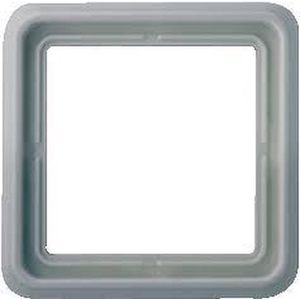 Jung - Rahmen 1fach, senkrechte und waagerechte Montage, Duroplast, cd 500, grau CD581GR