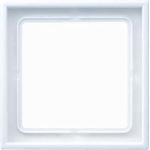 JUNG  1-fach Steckdosenrahmen weiß 8,1 x 8,1 cm