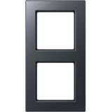 Afdekraam - Antraciet - Halogeenvrij Kunststof - 2-voudig