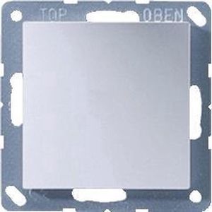 Blind-Abdeckung (verrastet), Thermoplast lackiert, Serie a, aluminium A594-0AL - Jung