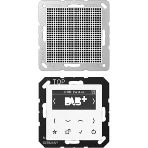 JUNG Smart Radio DABA1WW DAB+ Set Mono (DAB+, FM), Radio, Wit