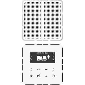 JUNG Smart Radio DABCD1WW DAB+ Set Mono (DAB+, FM), Radio, Wit
