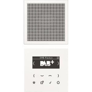 JUNG Smart Radio DABLS1WW DAB+ Set Mono (DAB+, FM), Radio, Wit