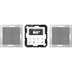 JUNG - DABA2WW - Slimme Radio - Wit - DAB+ en FM