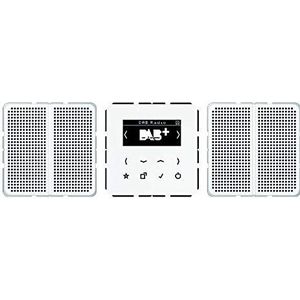 JUNG DABCD2WW Slimme radio DAB+ (Radiotuner), Radio, Wit