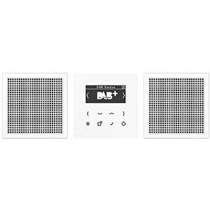 JUNG - DABLS2WW - Slimme Radio - Wit - DAB+ en FM Ontvangst