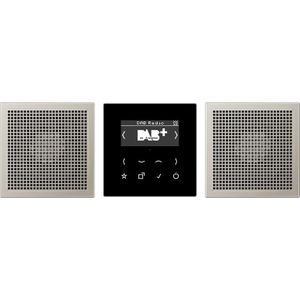 JUNG DABES2 Slimme Radio DAB+ Stereoset (DAB+, KW, DAB), Radio