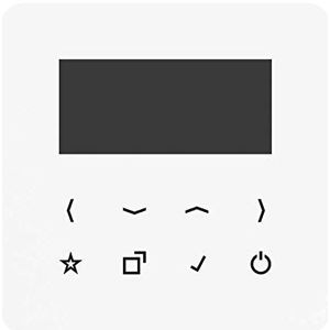 JUNG Weergave DABCD-DISPWW, HiFi component, Wit